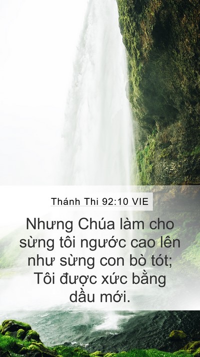Thánh Thi 92:10 VIE Bible Verse Image