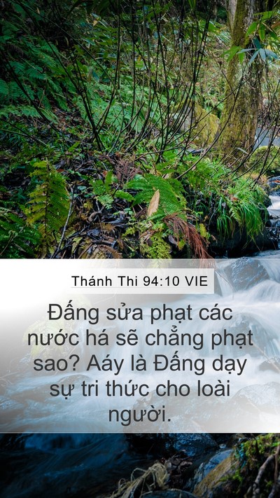 Thánh Thi 94:10 VIE Bible Verse Image