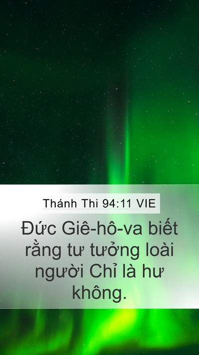 Thánh Thi 94:11 VIE Bible Verse Image