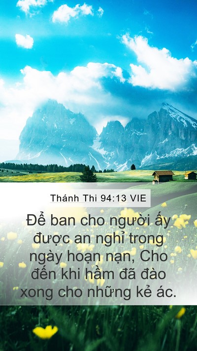 Thánh Thi 94:13 VIE Bible Verse Image