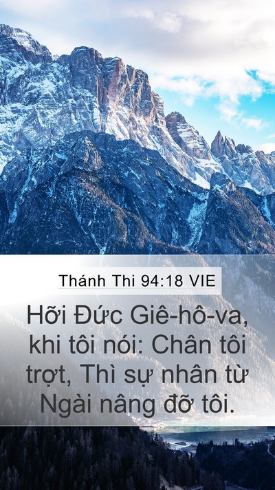 Thánh Thi 94:18 VIE Bible Verse Image