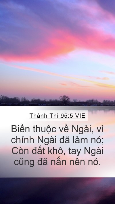 Thánh Thi 95:5 VIE Bible Verse Image