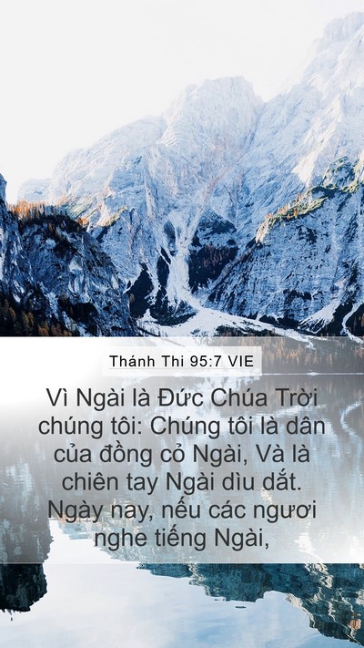 Thánh Thi 95:7 VIE Bible Verse Image