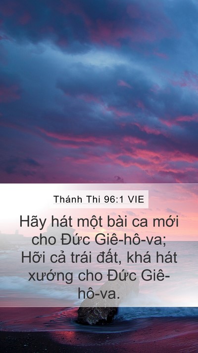Thánh Thi 96:1 VIE Bible Verse Image