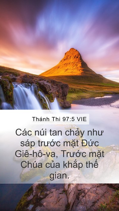 Thánh Thi 97:5 VIE Bible Verse Image