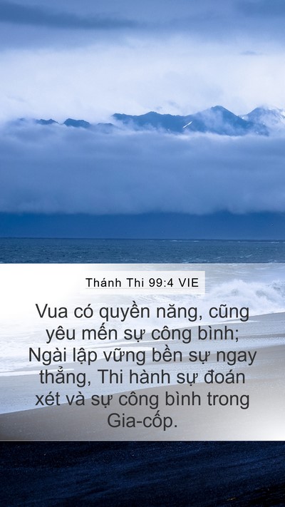 Thánh Thi 99:4 VIE Bible Verse Image