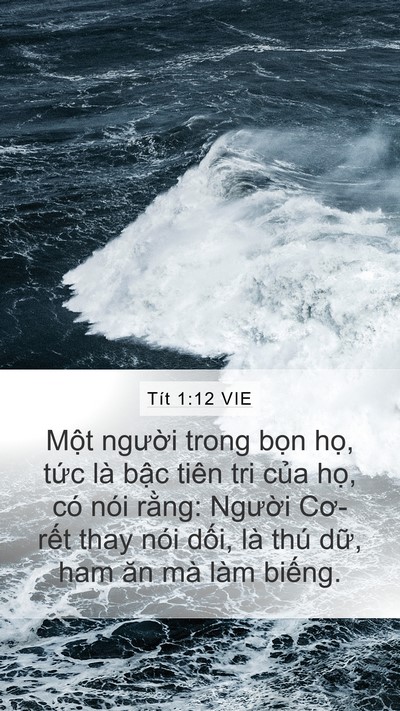 Tít 1:12 VIE Bible Verse Image