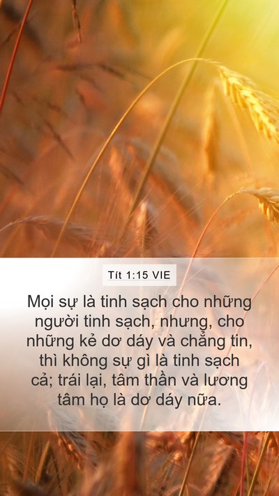 Tít 1:15 VIE Bible Verse Image