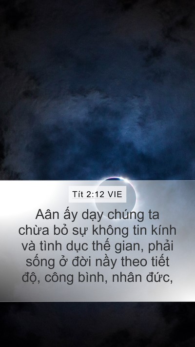Tít 2:12 VIE Bible Verse Image