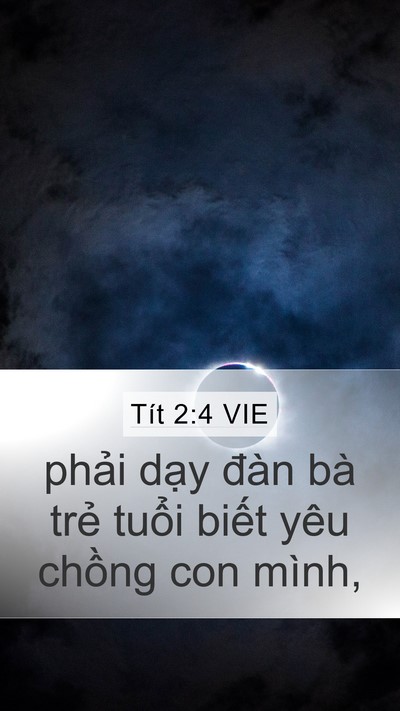 Tít 2:4 VIE Bible Verse Image