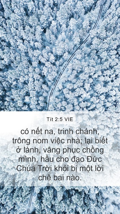 Tít 2:5 VIE Bible Verse Image