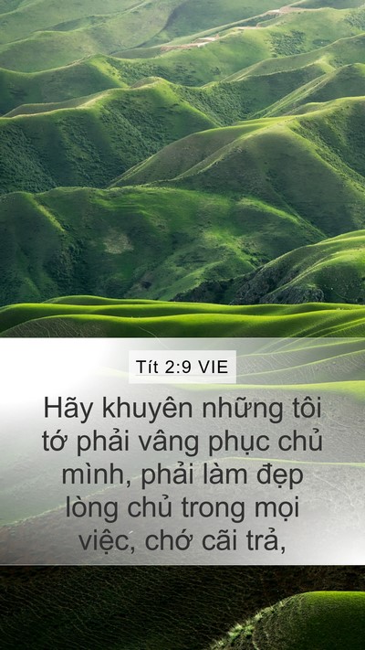 Tít 2:9 VIE Bible Verse Image