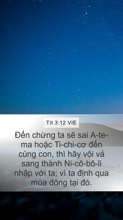 Tít 3:12 VIE Bible Verse Image