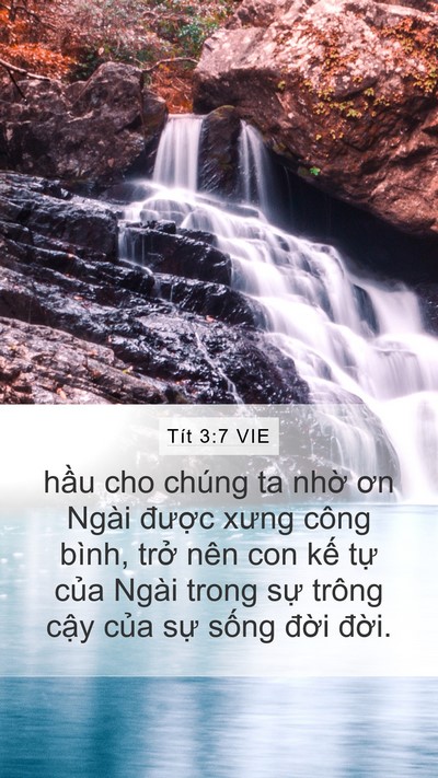 Tít 3:7 VIE Bible Verse Image