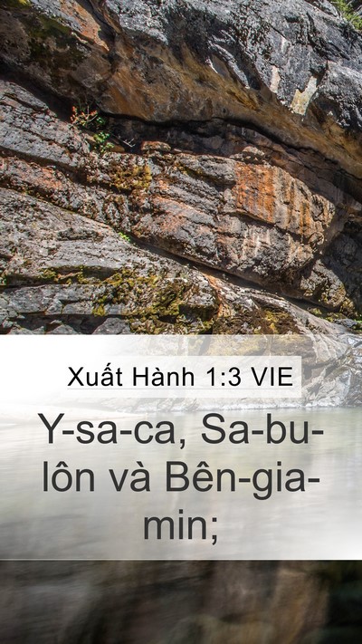 Xuất Hành 1:3 VIE Mobile Phone Wallpaper - Y-sa-ca, Sa-bu-lôn và - Mobile Bible Verse Wallpaper
