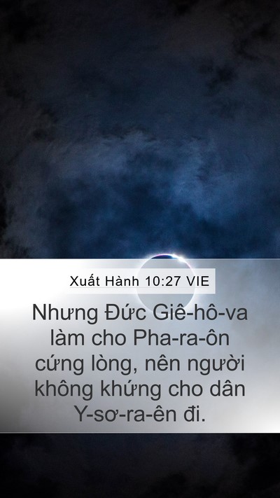 Xuất Hành 10:27 VIE Bible Verse Image