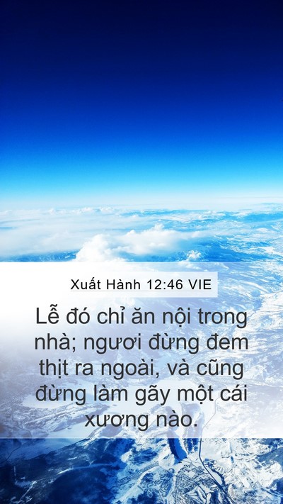 Xuất Hành 12:46 VIE Bible Verse Image