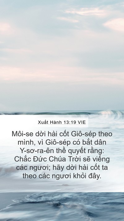 Xuất Hành 13:19 VIE Bible Verse Image