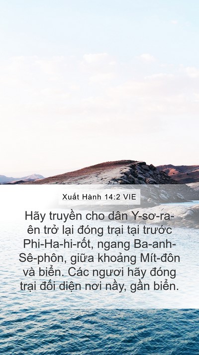 Xuất Hành 14:2 VIE Bible Verse Image