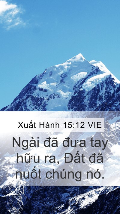 Xuất Hành 15:12 VIE Bible Verse Image