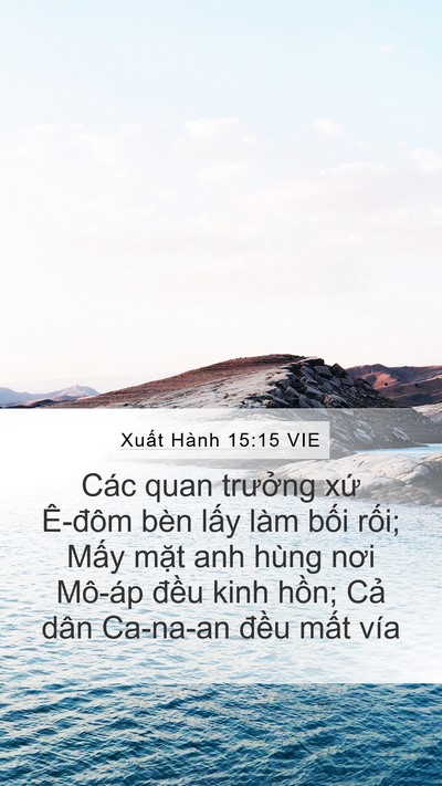 Xuất Hành 15:15 VIE Bible Verse Image