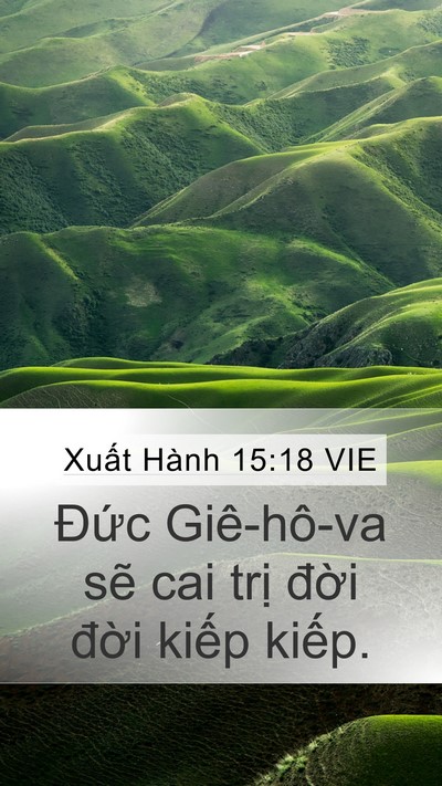 Xuất Hành 15:18 VIE Bible Verse Image