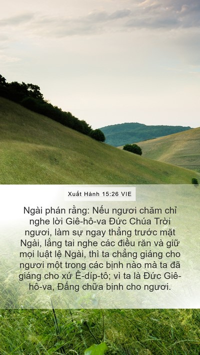 Xuất Hành 15:26 VIE Bible Verse Image