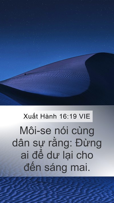 Xuất Hành 16:19 VIE Bible Verse Image