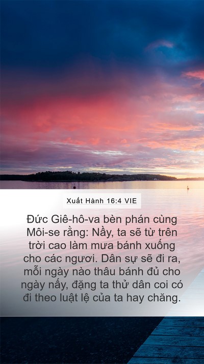 Xuất Hành 16:4 VIE Bible Verse Image