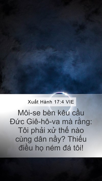 Xuất Hành 17:4 VIE Bible Verse Image