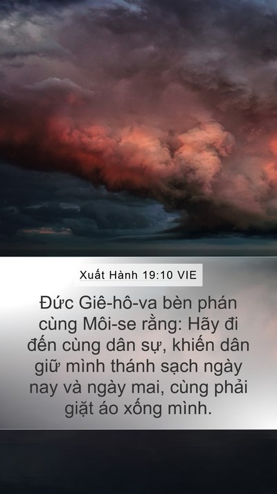 Xuất Hành 19:10 VIE Bible Verse Image