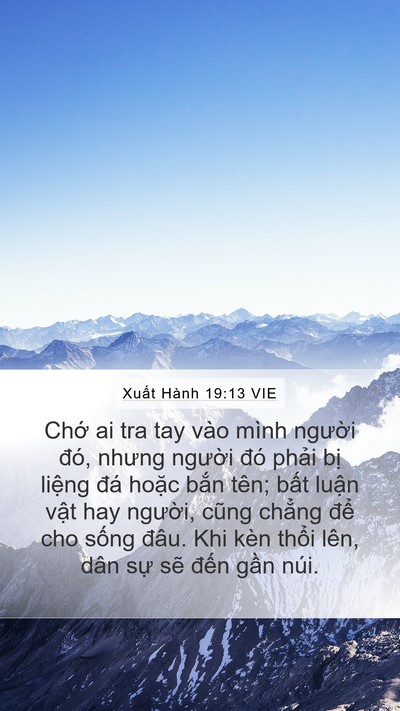 Xuất Hành 19:13 VIE Bible Verse Image