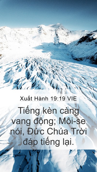 Xuất Hành 19:19 VIE Bible Verse Image