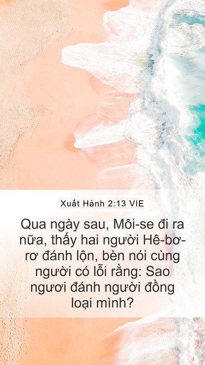 Xuất Hành 2:13 VIE Bible Verse Image
