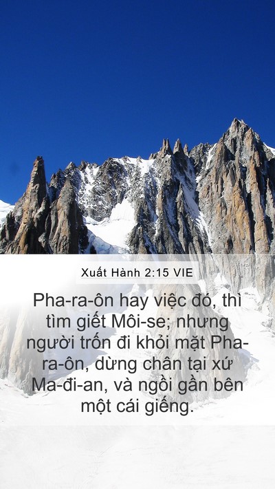 Xuất Hành 2:15 VIE Bible Verse Image