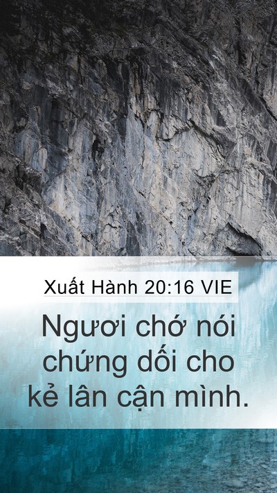 Xuất Hành 20:16 VIE Bible Verse Image