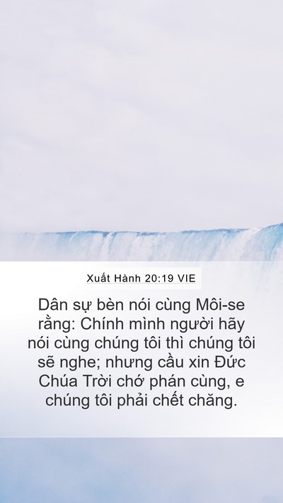 Xuất Hành 20:19 VIE Bible Verse Image