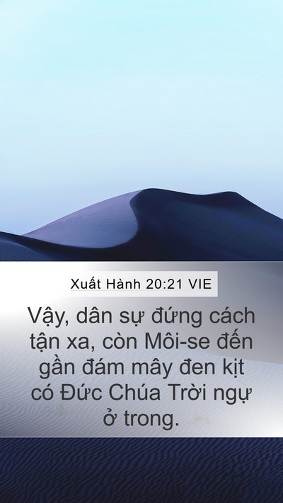 Xuất Hành 20:21 VIE Bible Verse Image