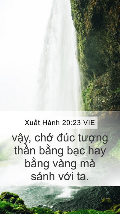Xuất Hành 20:23 VIE Bible Verse Image