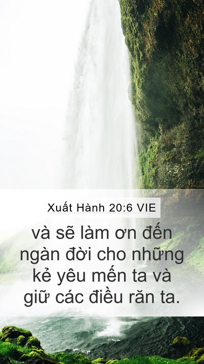 Xuất Hành 20:6 VIE Bible Verse Image