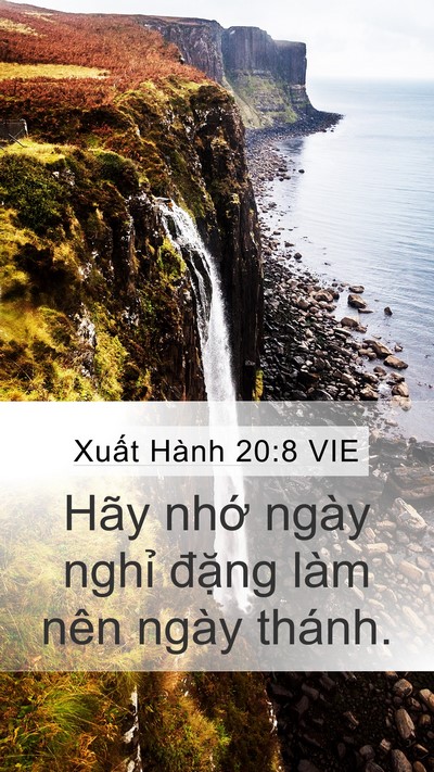 Xuất Hành 20:8 VIE Bible Verse Image