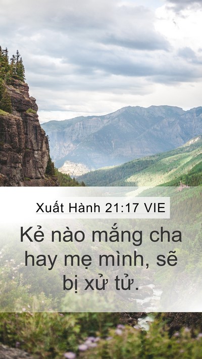 Xuất Hành 21:17 VIE Bible Verse Image