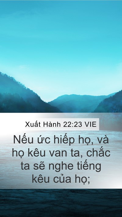 Xuất Hành 22:23 VIE Bible Verse Image