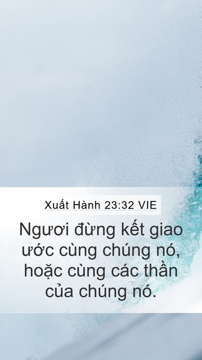 Xuất Hành 23:32 VIE Bible Verse Image