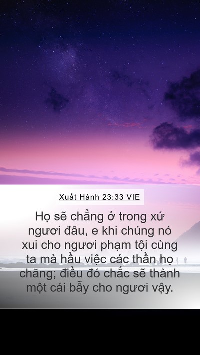 Xuất Hành 23:33 VIE Bible Verse Image