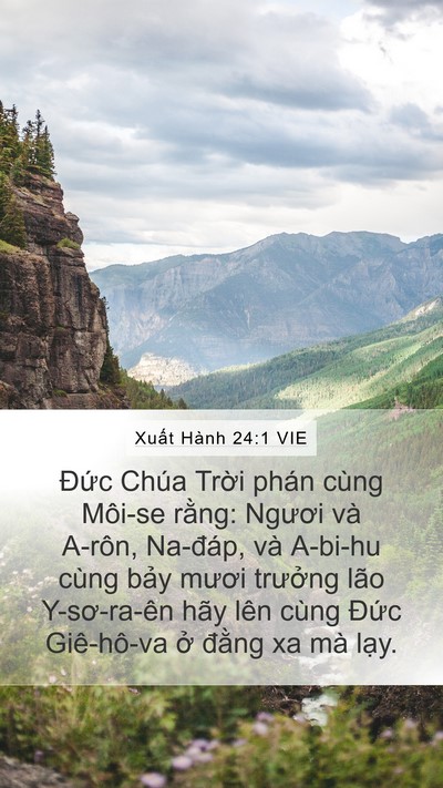 Xuất Hành 24:1 VIE Bible Verse Image