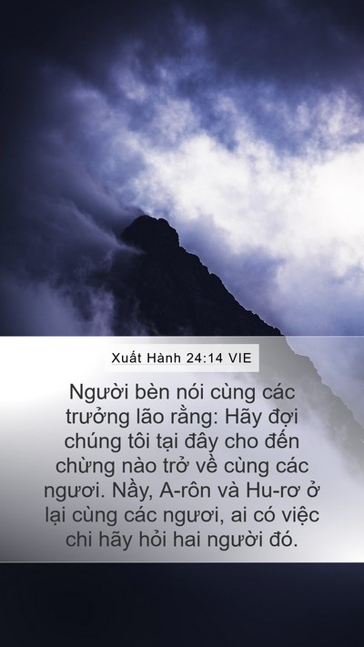 Xuất Hành 24:14 VIE Bible Verse Image