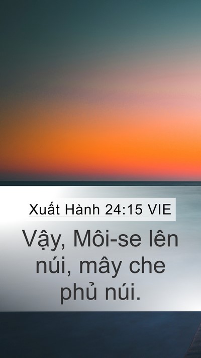 Xuất Hành 24:15 VIE Bible Verse Image
