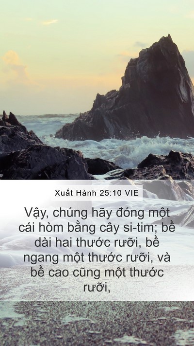 Xuất Hành 25:10 VIE Bible Verse Image