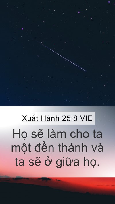 Xuất Hành 25:8 VIE Bible Verse Image
